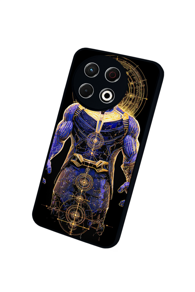 Tecno Spark 30 Pro Uyumlu Thanos Tasarımlı Glossy Premium Kılıf