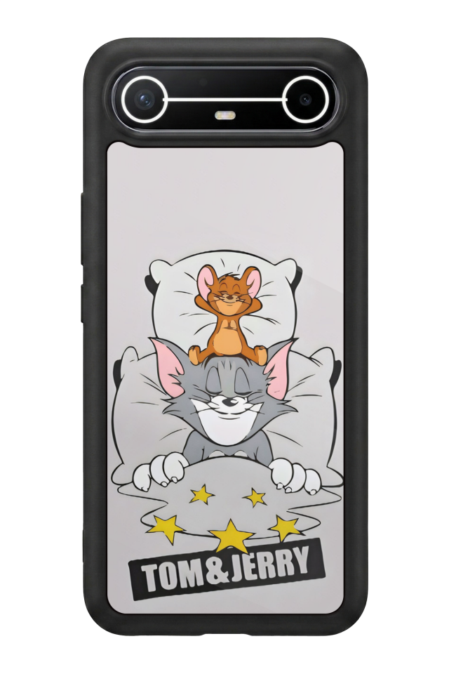 Tecno Spark Slim 5G Uyumlu Tom And Jerry Tasarımlı Glossy Premium Kılıf