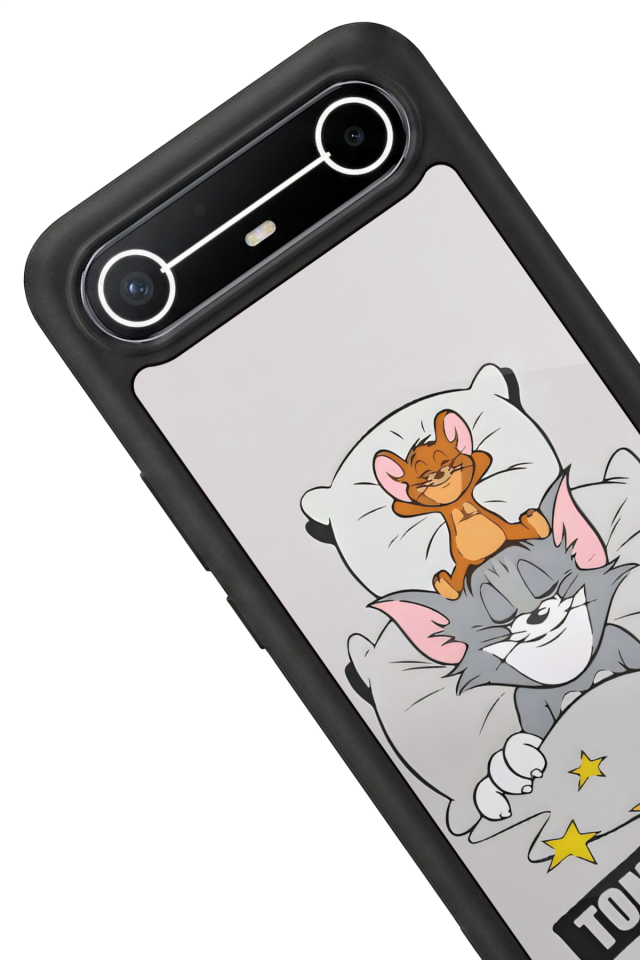 Tecno Spark Slim 5G Uyumlu Tom And Jerry Tasarımlı Glossy Premium Kılıf