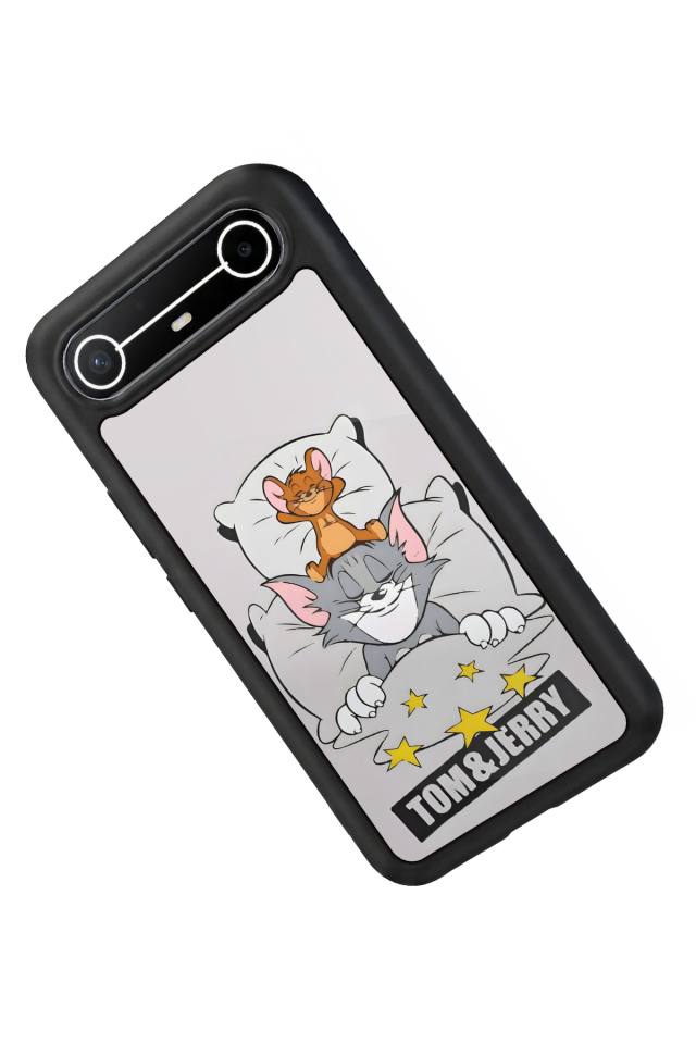Tecno Spark Slim 5G Uyumlu Tom And Jerry Tasarımlı Glossy Premium Kılıf