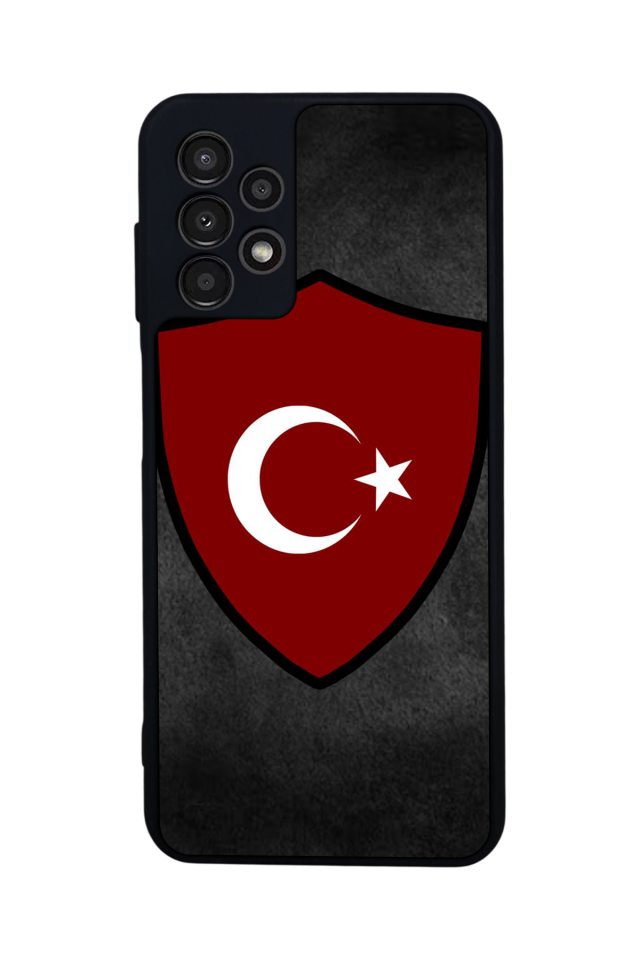 Samsung Galaxy A23 Uyumlu Türk Bayragi Tasarımlı Glossy Premium Kılıf