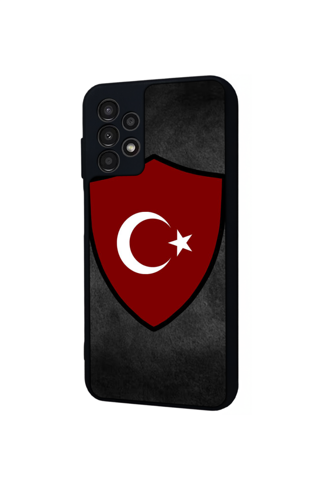 Samsung Galaxy A23 Uyumlu Türk Bayragi Tasarımlı Glossy Premium Kılıf