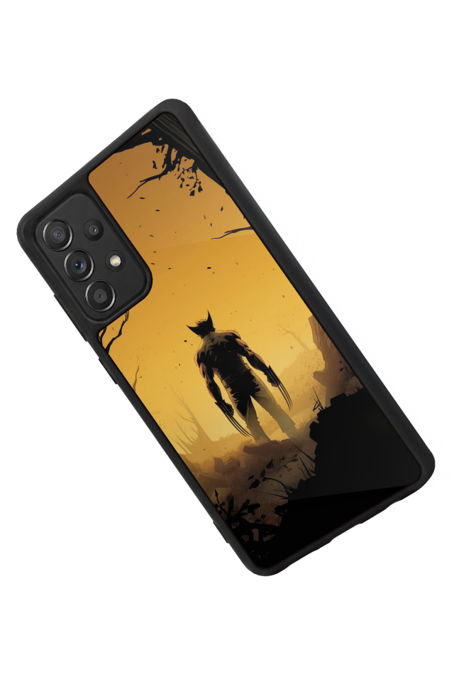 Samsung Galaxy A72 Uyumlu Wolverine Tasarımlı Glossy Premium Kılıf