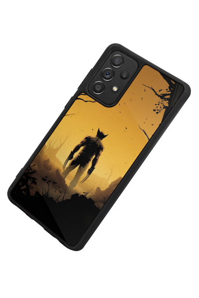 Samsung Galaxy A72 Uyumlu Wolverine Tasarımlı Glossy Premium Kılıf