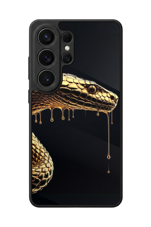 Samsung Galaxy S26 Ultra Uyumlu Yılan Tasarımlı Glossy Premium Kılıf
