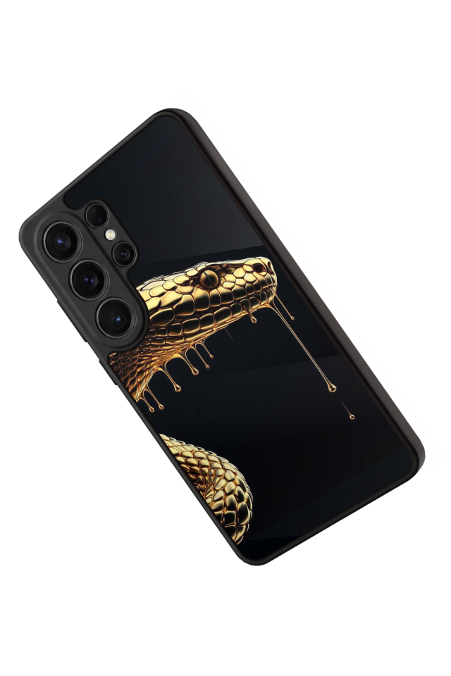 Samsung Galaxy S26 Ultra Uyumlu Yılan Tasarımlı Glossy Premium Kılıf