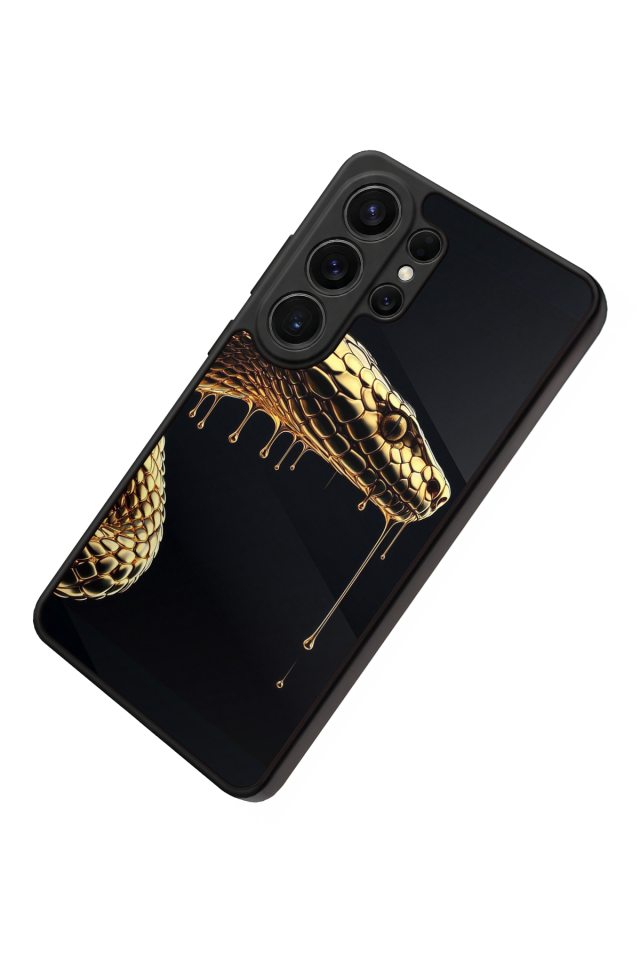 Samsung Galaxy S26 Ultra Uyumlu Yılan Tasarımlı Glossy Premium Kılıf