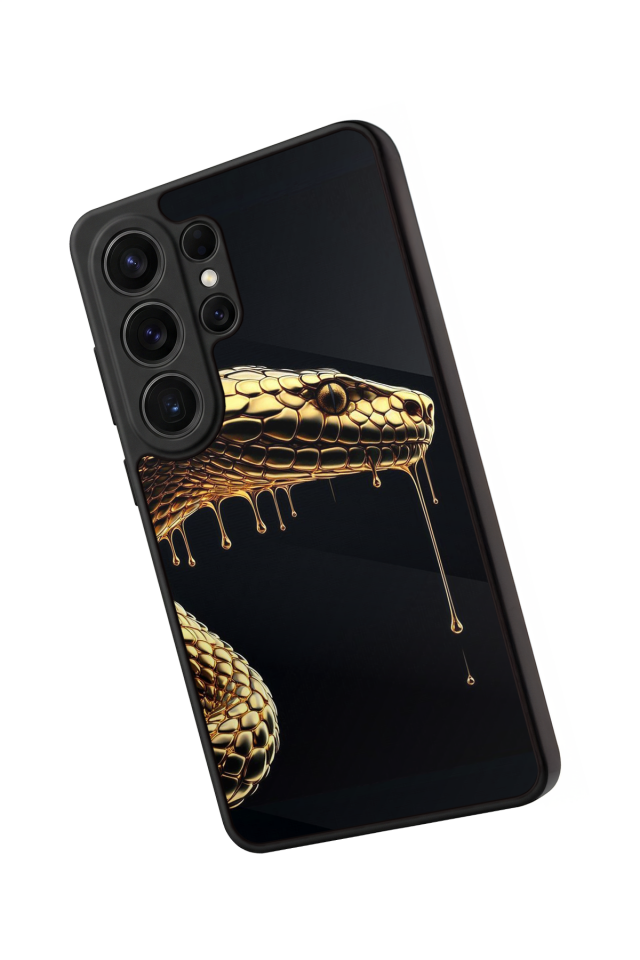 Samsung Galaxy S26 Ultra Uyumlu Yılan Tasarımlı Glossy Premium Kılıf