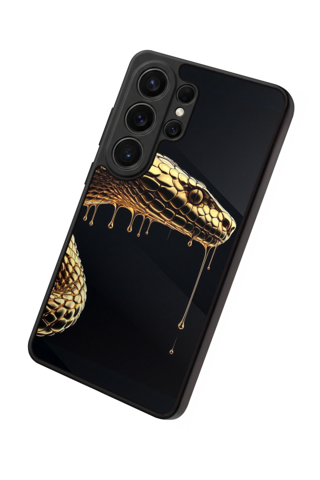 Samsung Galaxy S26 Ultra Uyumlu Yılan Tasarımlı Glossy Premium Kılıf