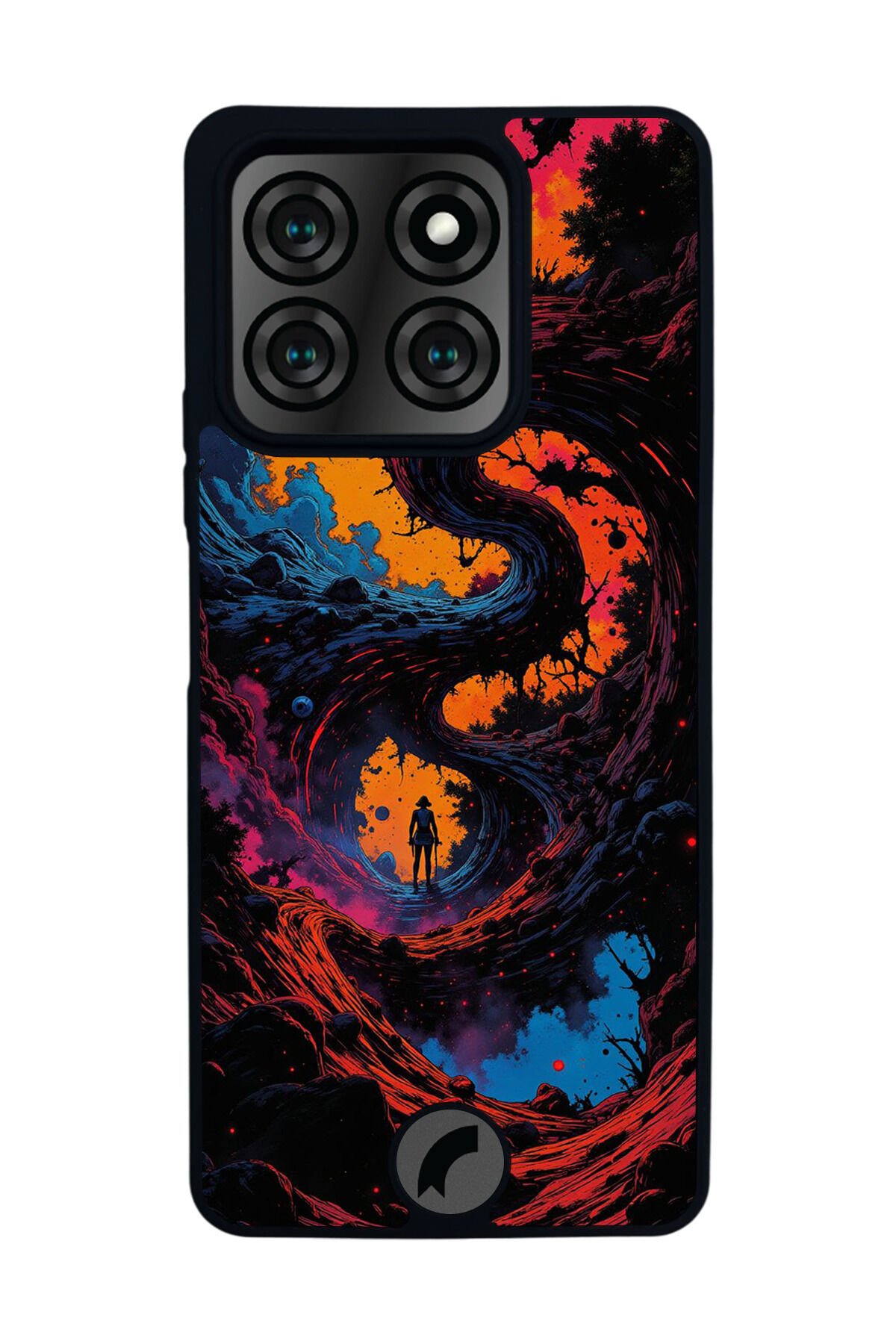 Reeder S71 Uyumlu Abstract Tasarımlı Glossy Premium Kılıf