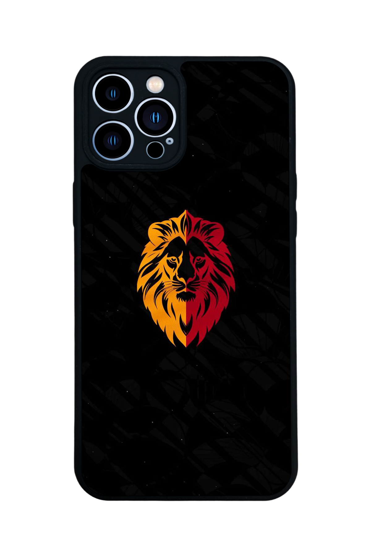 iPhone 12 Pro Max Uyumlu Aslan Tasarımlı Glossy Premium Kılıf