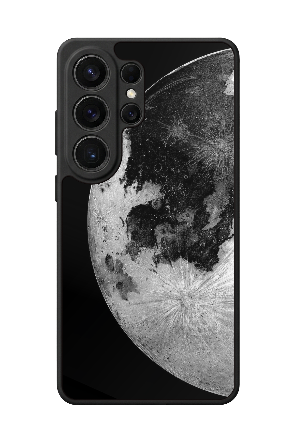 Samsung Galaxy S26 Ultra Uyumlu Ay Tasarımlı Glossy Premium Kılıf