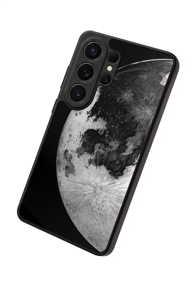 Samsung Galaxy S26 Ultra Uyumlu Ay Tasarımlı Glossy Premium Kılıf