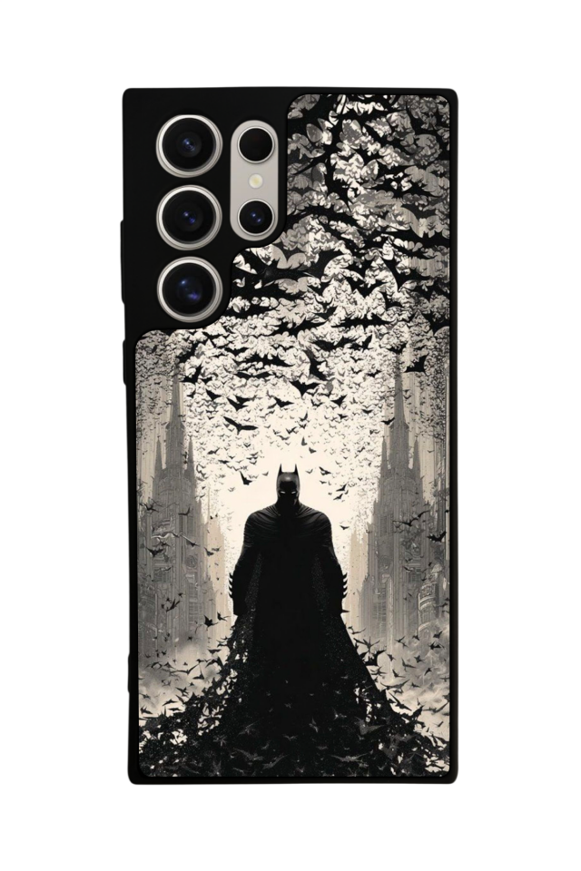 Samsung Galaxy S23 Ultra Uyumlu Batman Tasarımlı Glossy Premium Kılıf