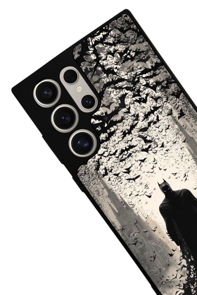 Samsung Galaxy S23 Ultra Uyumlu Batman Tasarımlı Glossy Premium Kılıf