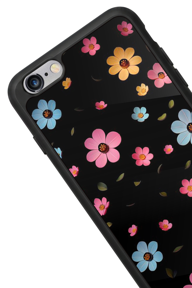 iPhone 6 Plus Uyumlu Cicek Tasarımlı Glossy Premium Kılıf