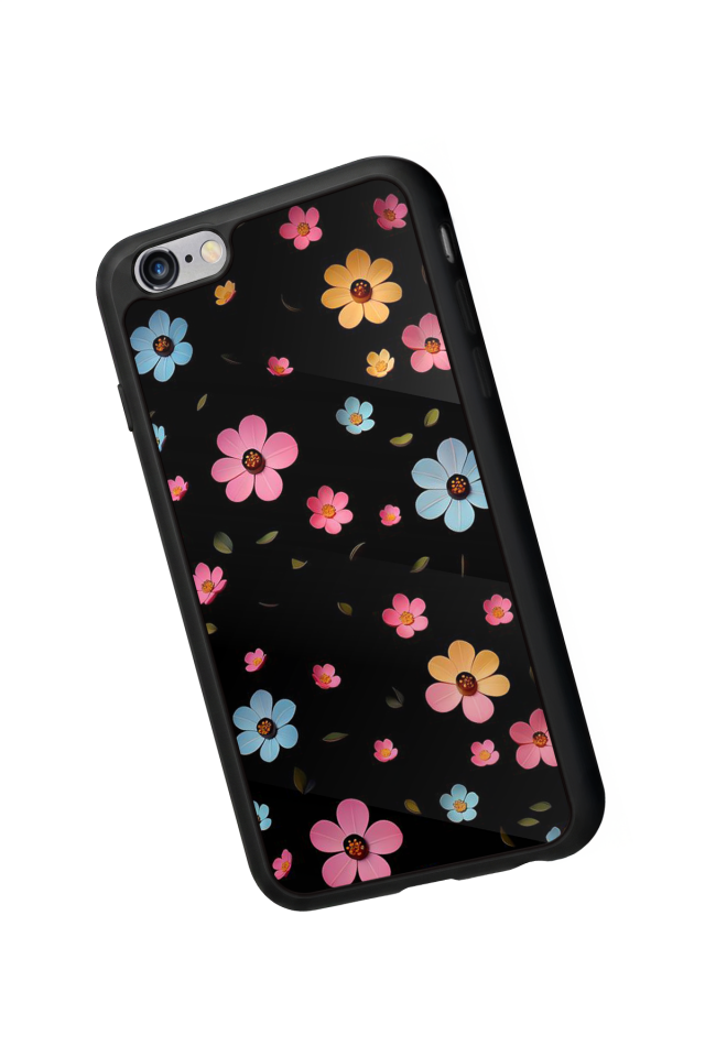 iPhone 6 Plus Uyumlu Cicek Tasarımlı Glossy Premium Kılıf