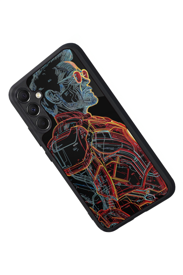Samsung Galaxy M34 Uyumlu Iron Man ( Demir Adam ) Tasarımlı Glossy Premium Kılıf