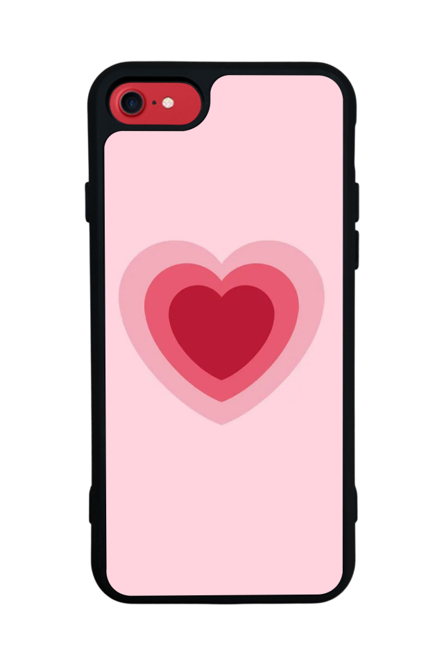 iPhone 7 Uyumlu Kalp Love Tasarımlı Glossy Premium Kılıf