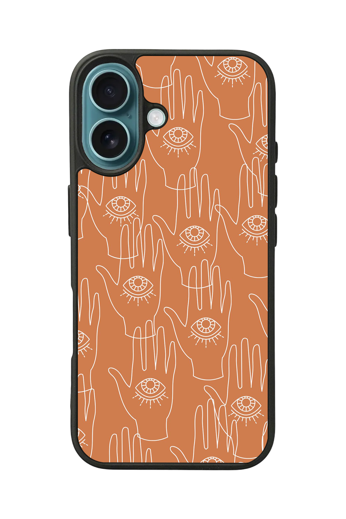 iPhone 16 Plus Uyumlu Line Art Tasarımlı Glossy Premium Kılıf