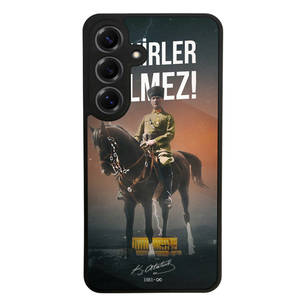 Samsung Galaxy S25 Uyumlu Mustafa Kemal Ataturk Tasarımlı Glossy Premium Kılıf