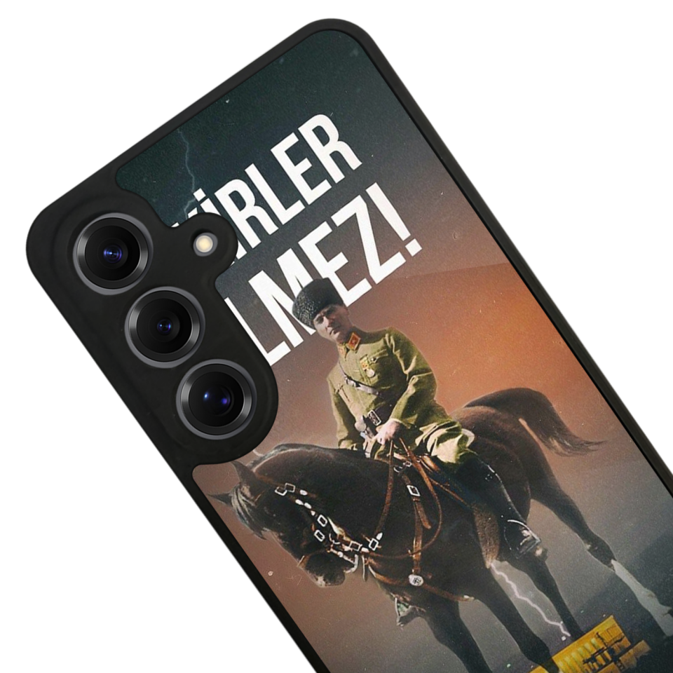 Samsung Galaxy S25 Uyumlu Mustafa Kemal Ataturk Tasarımlı Glossy Premium Kılıf
