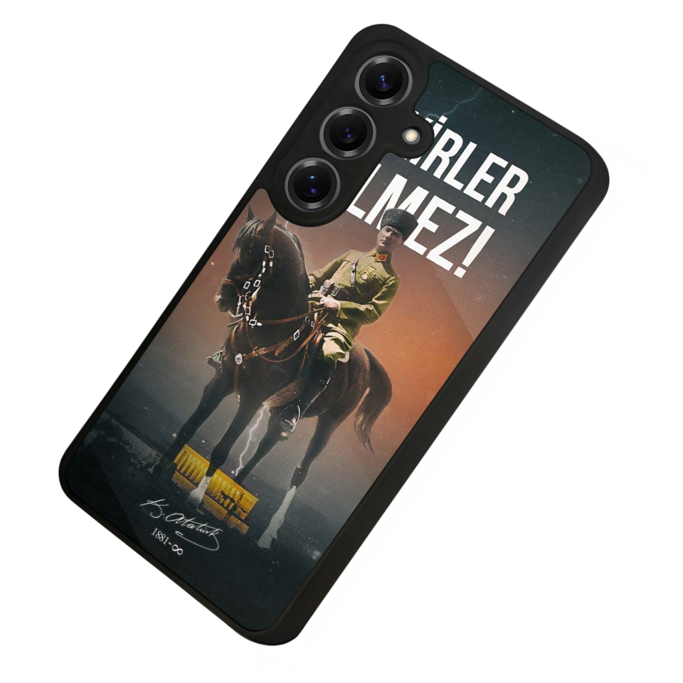 Samsung Galaxy S25 Uyumlu Mustafa Kemal Ataturk Tasarımlı Glossy Premium Kılıf