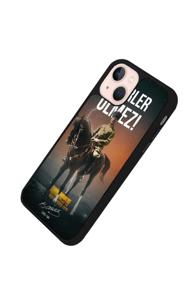iPhone 13/14 Uyumlu Mustafa Kemal Ataturk Tasarımlı Glossy Premium Kılıf