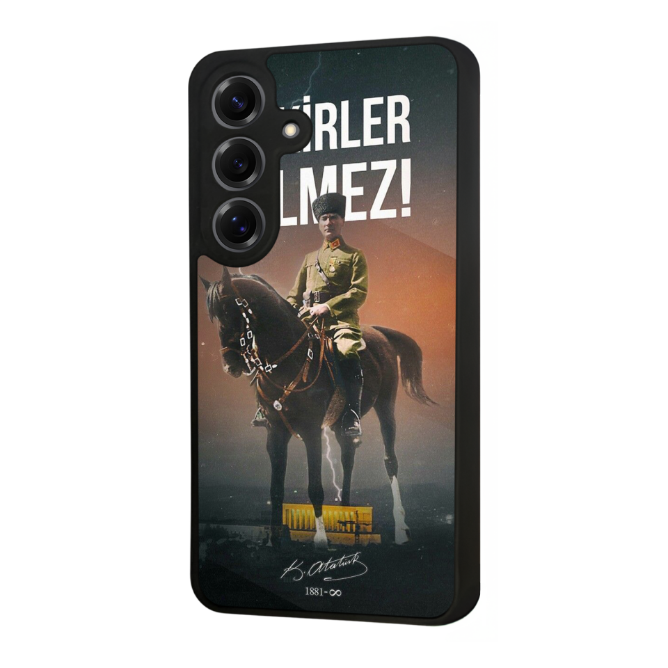 Samsung Galaxy S25 Uyumlu Mustafa Kemal Ataturk Tasarımlı Glossy Premium Kılıf