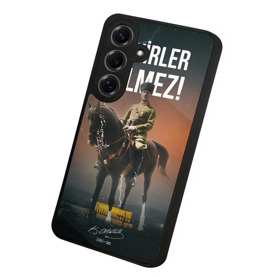 Samsung Galaxy S25 Uyumlu Mustafa Kemal Ataturk Tasarımlı Glossy Premium Kılıf