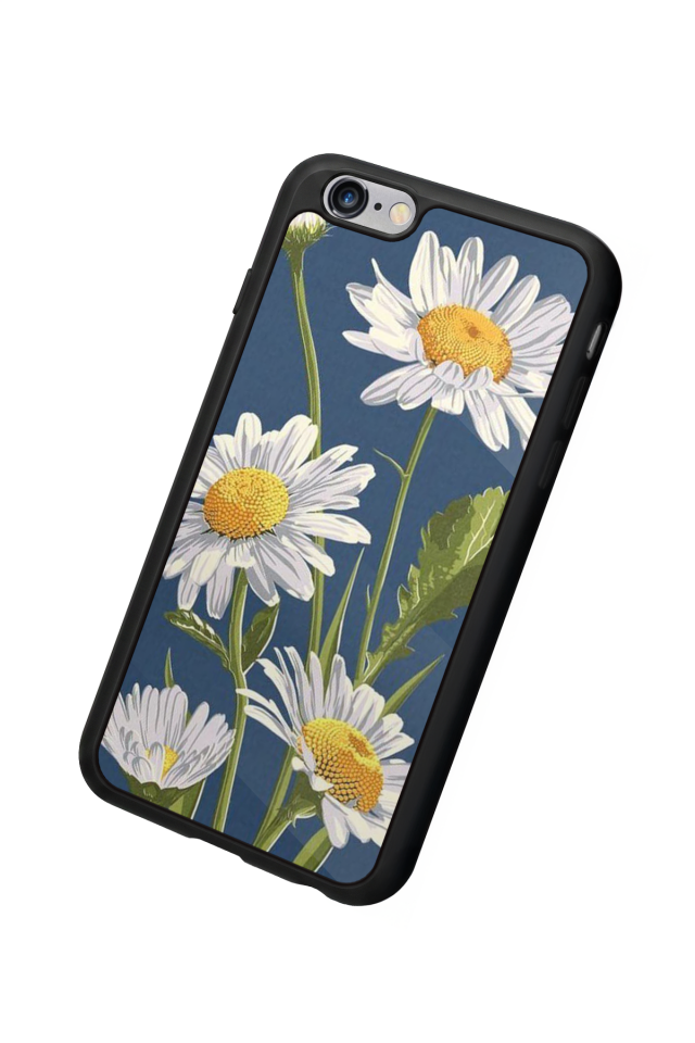 iPhone 6s Plus Uyumlu Papatya Tasarımlı Glossy Premium Kılıf