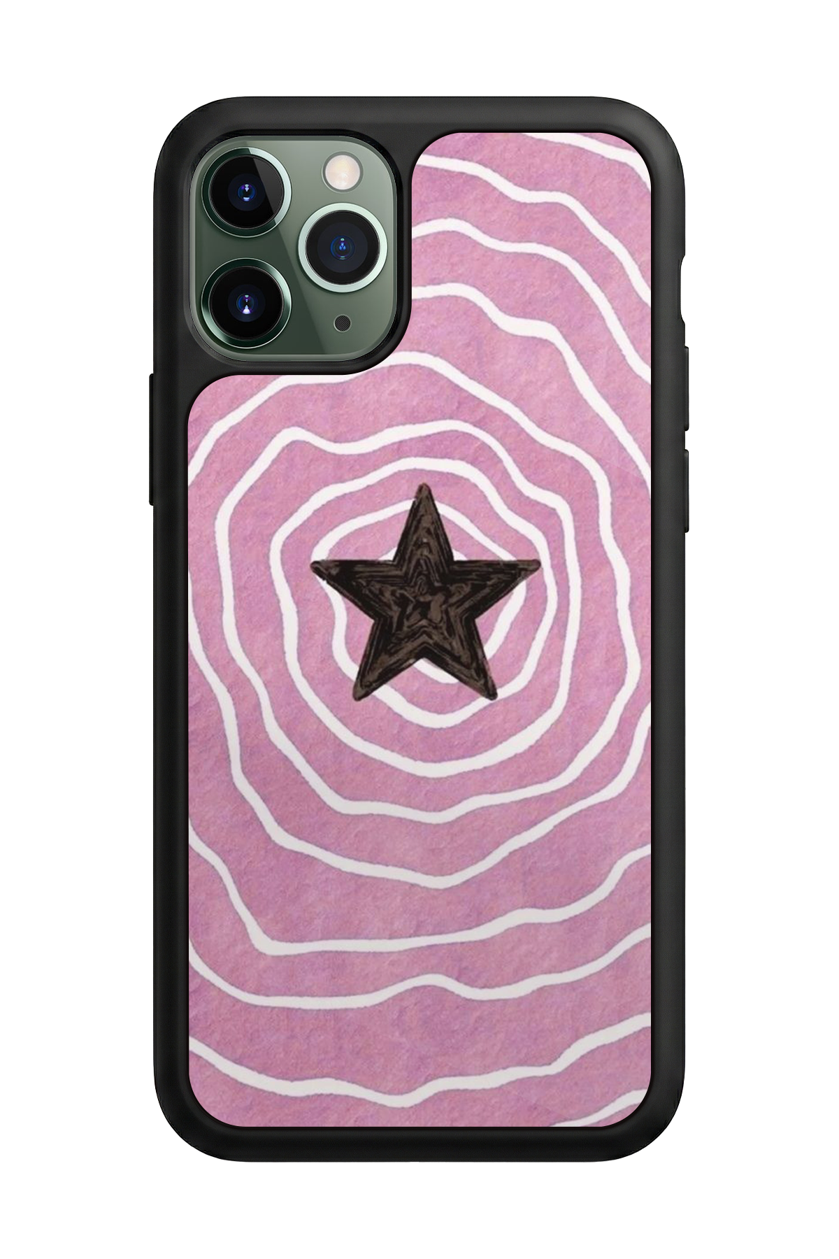 iPhone 11 Pro Max Uyumlu Retro Yildizlar Tasarımlı Glossy Premium Kılıf