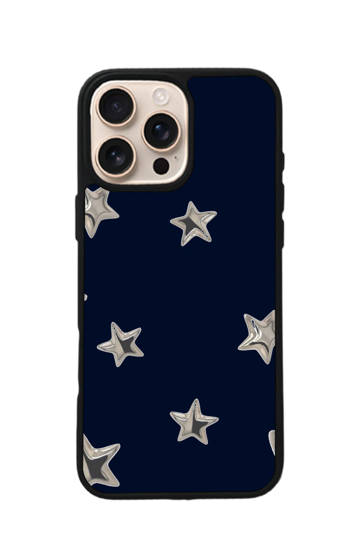 iPhone 14 Pro Uyumlu Retro Yildizlar Tasarımlı Glossy Premium Kılıf