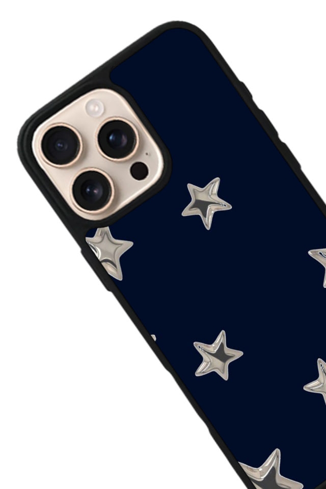 iPhone 14 Pro Uyumlu Retro Yildizlar Tasarımlı Glossy Premium Kılıf
