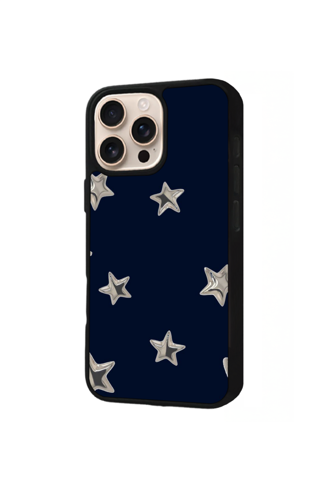 iPhone 14 Pro Uyumlu Retro Yildizlar Tasarımlı Glossy Premium Kılıf