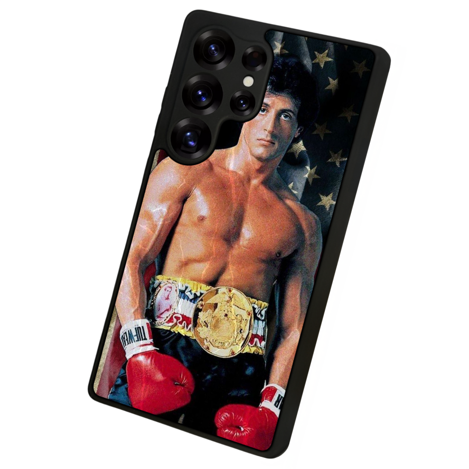 Samsung Galaxy S25 Ultra Uyumlu Rocky Tasarımlı Glossy Premium Kılıf