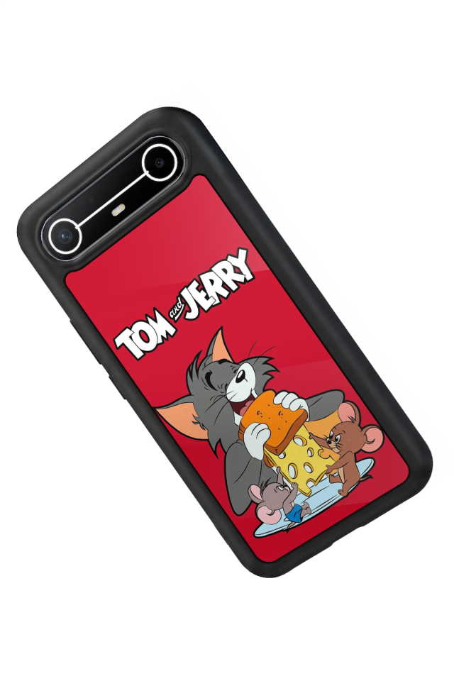 Tecno Spark Slim 5G Uyumlu Tom And Jerry Tasarımlı Glossy Premium Kılıf