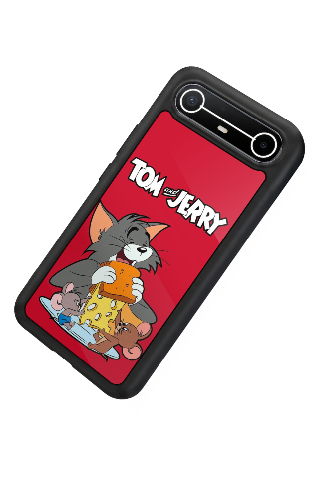 Tecno Spark Slim 5G Uyumlu Tom And Jerry Tasarımlı Glossy Premium Kılıf