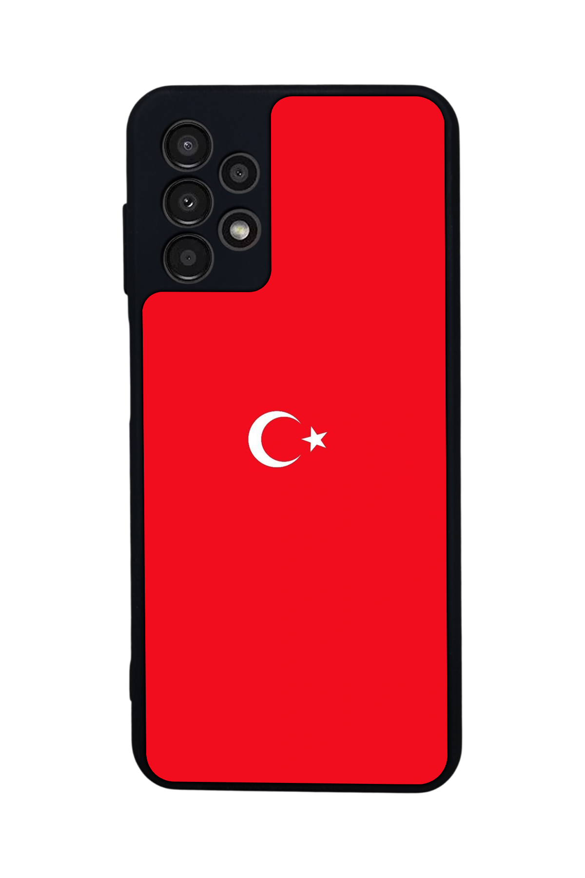 Samsung Galaxy A23 Uyumlu Türk Bayragi Tasarımlı Glossy Premium Kılıf