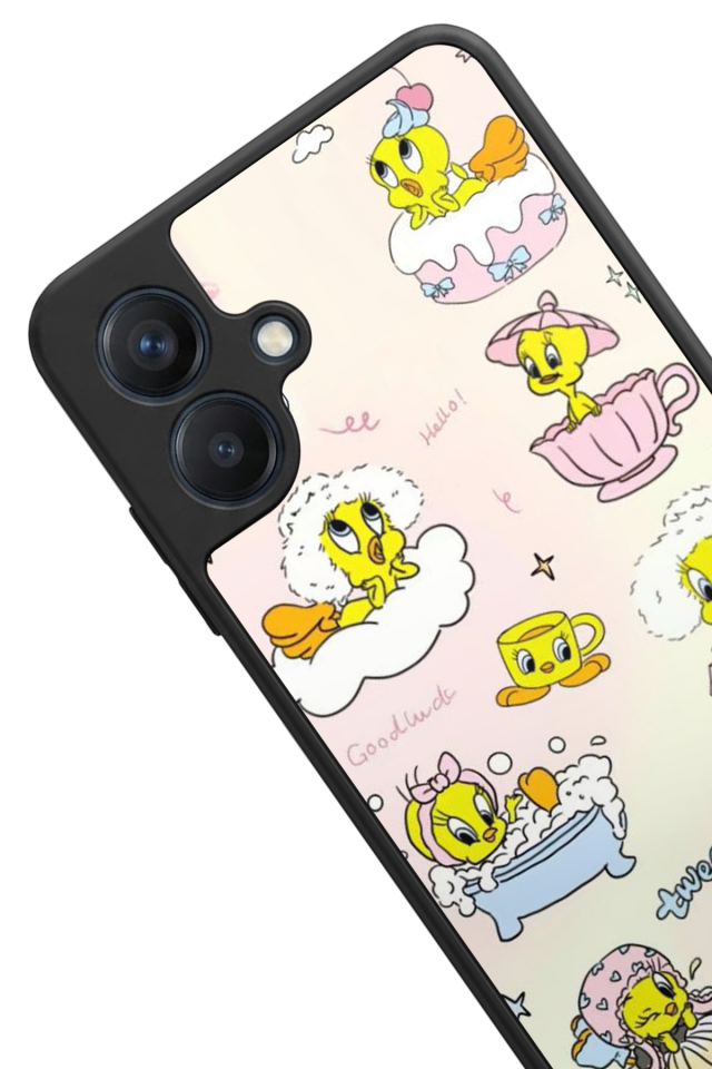 Samsung Galaxy A07 Uyumlu Tweety Tasarımlı Glossy Premium Kılıf