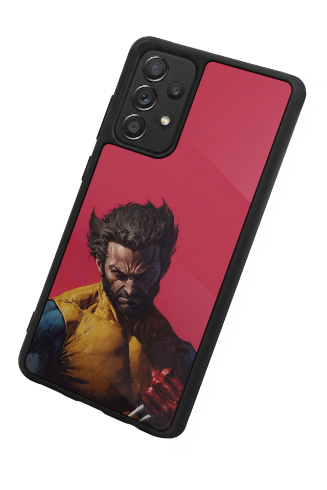 Samsung Galaxy A72 Uyumlu Wolverine Tasarımlı Glossy Premium Kılıf