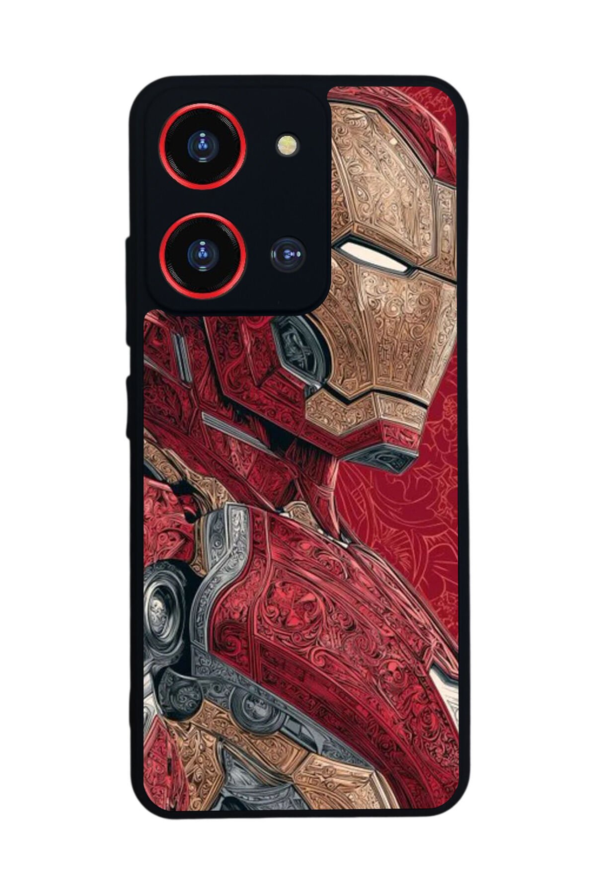 Reeder S19 Max Pro S 108MP Uyumlu Iron Man ( Demir Adam ) Tasarımlı Glossy Premium Kılıf
