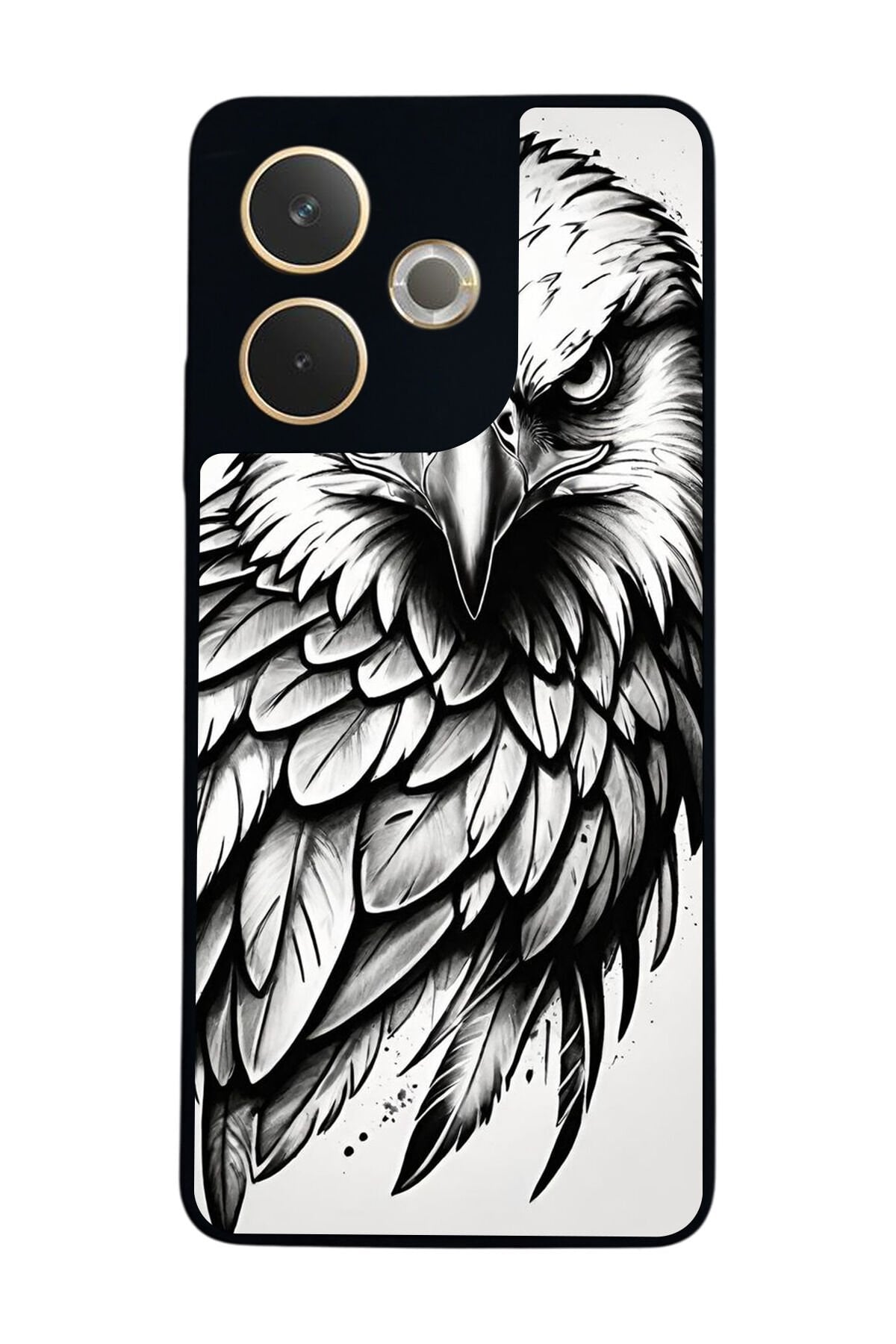 Oppo A5 Pro Uyumlu Besiktas Tasarımlı Glossy Premium Kılıf