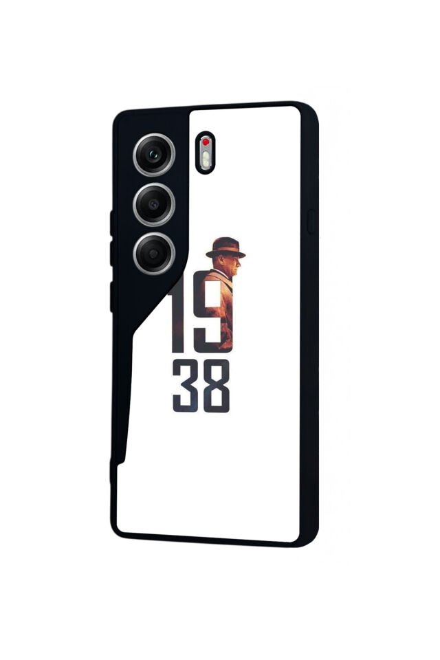 Tecno Camon 40 Uyumlu Mustafa Kemal Ataturk Tasarımlı Glossy Premium Kılıf