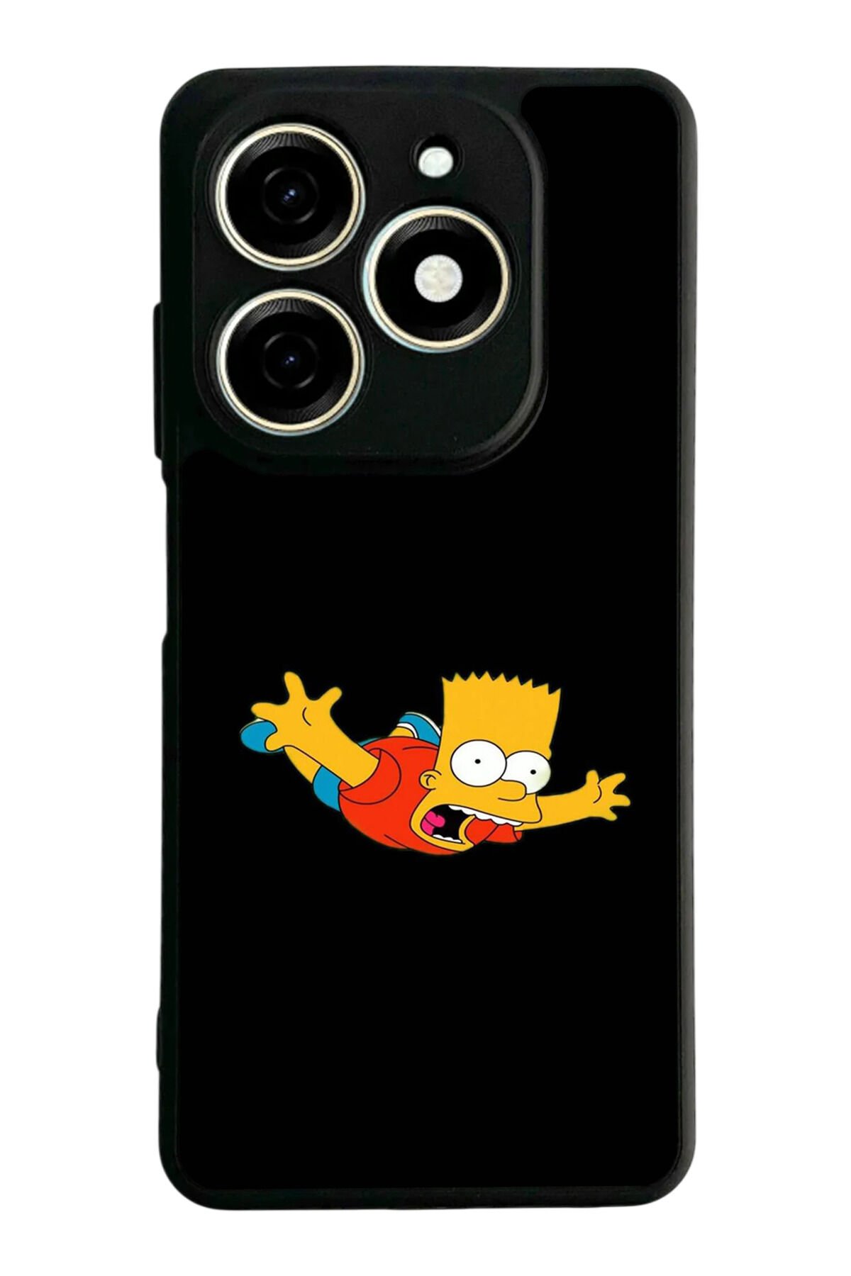 Tecno Spark 20/20C Uyumlu The Simpsons Tasarımlı Glossy Premium Kılıf
