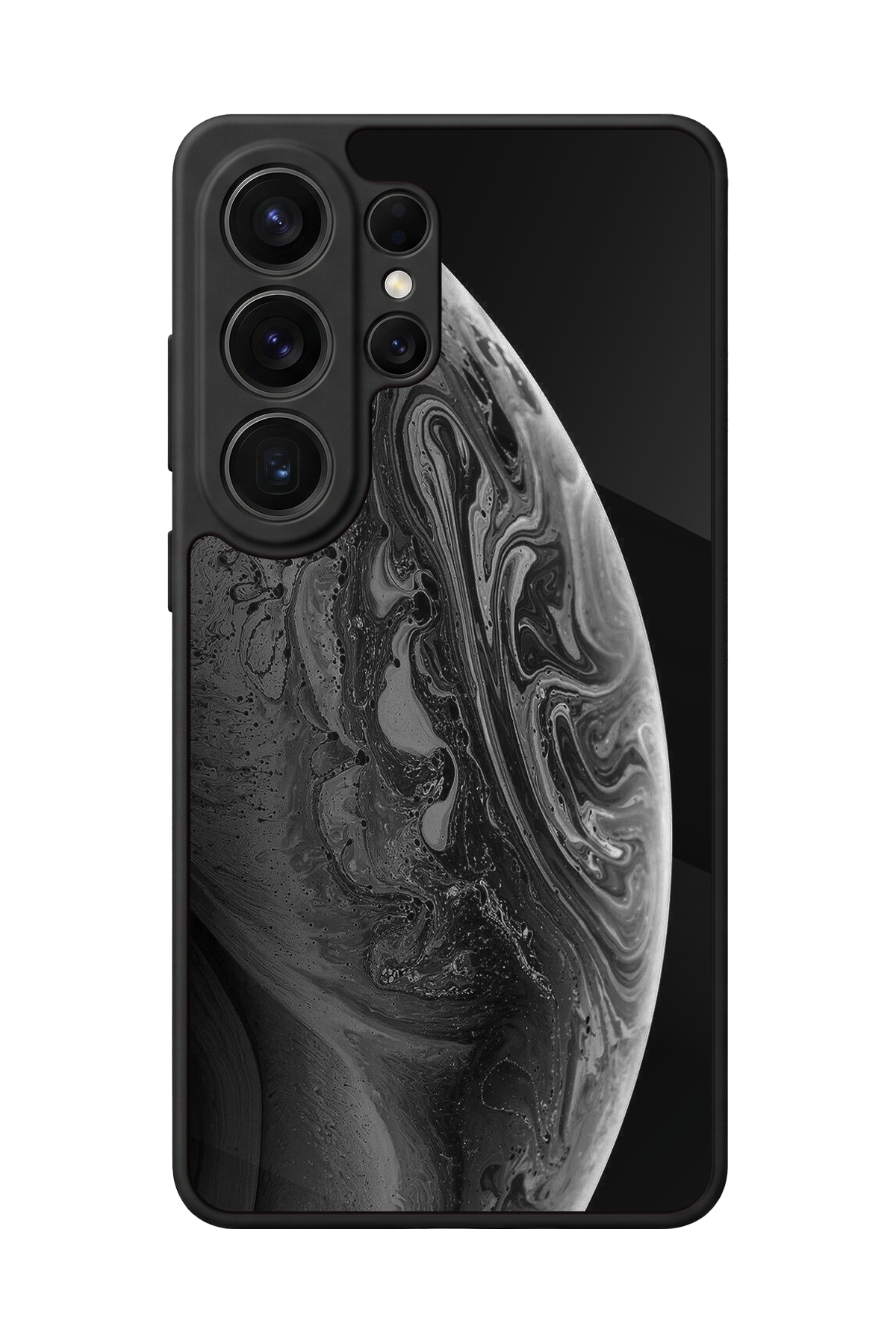 Samsung Galaxy S26 Ultra Uyumlu Ay Tasarımlı Glossy Premium Kılıf