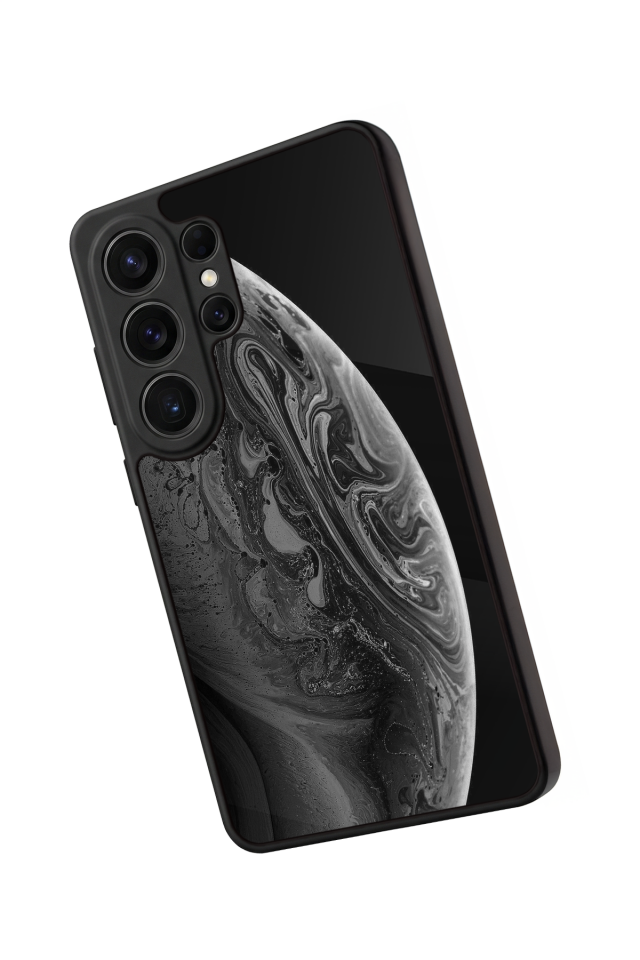 Samsung Galaxy S26 Ultra Uyumlu Ay Tasarımlı Glossy Premium Kılıf