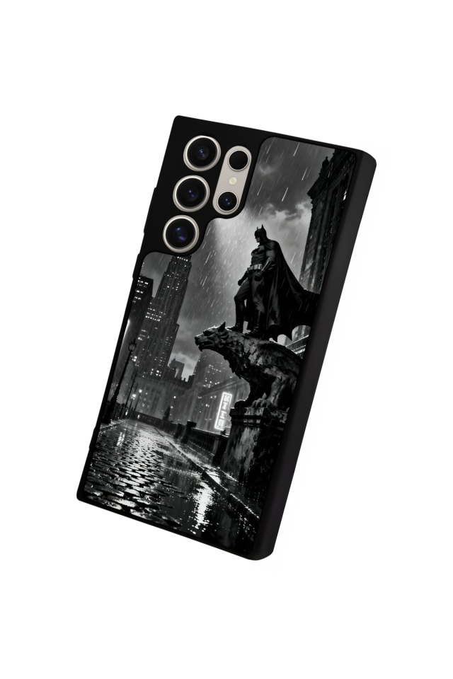 Samsung Galaxy S23 Ultra Uyumlu Batman Tasarımlı Glossy Premium Kılıf