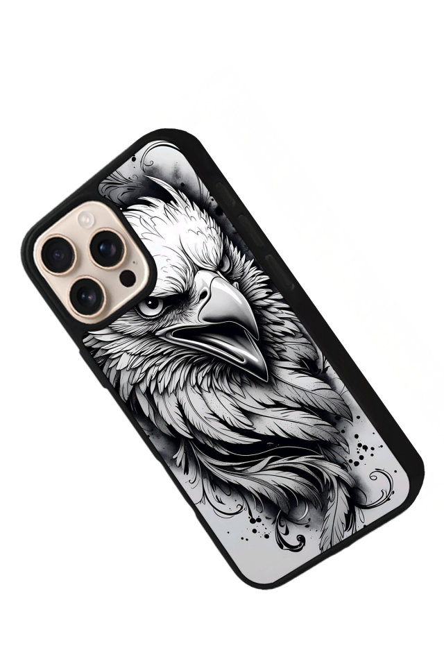 iPhone 15 Pro Uyumlu Besiktas Tasarımlı Glossy Premium Kılıf