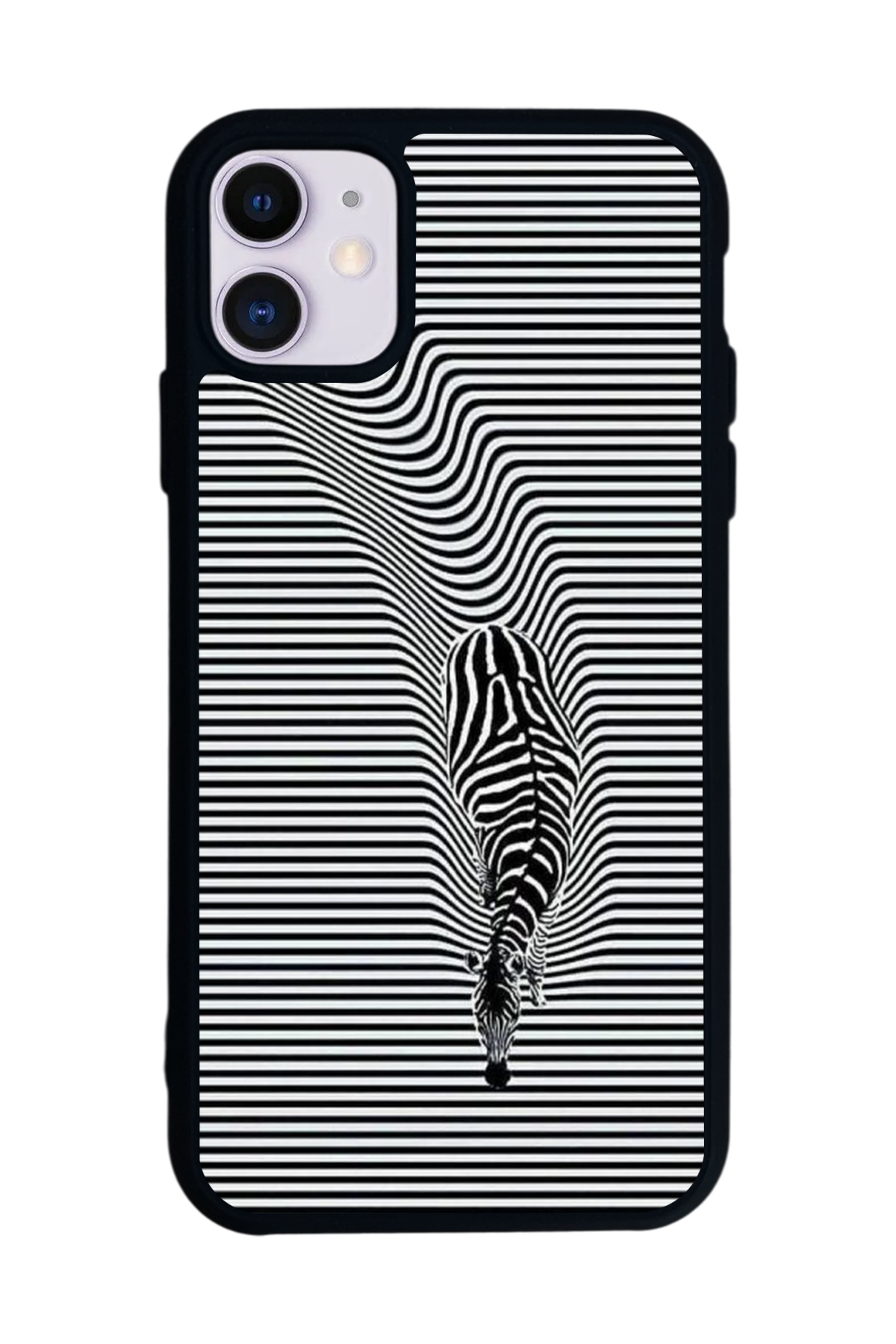 iPhone 11 Uyumlu Çizgi Sanatı Tasarımlı Glossy Premium Kılıf